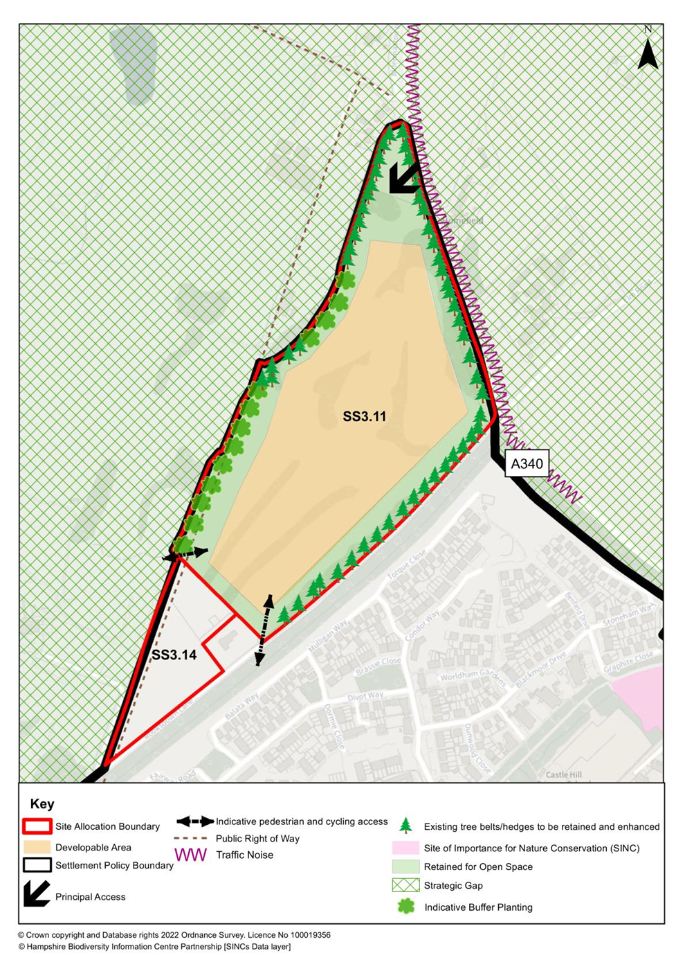 Map - Weybrook Park Golf Course Concept Plan